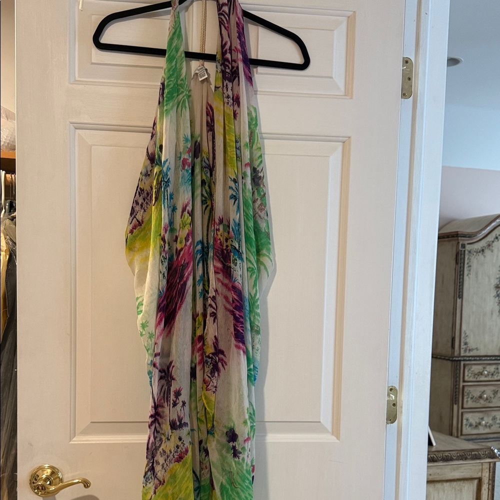 Subtle Luxury Floral Swim Cover Up